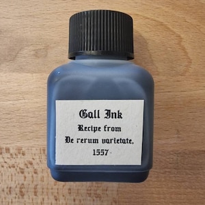 Gall ink from medieval recipes image 1