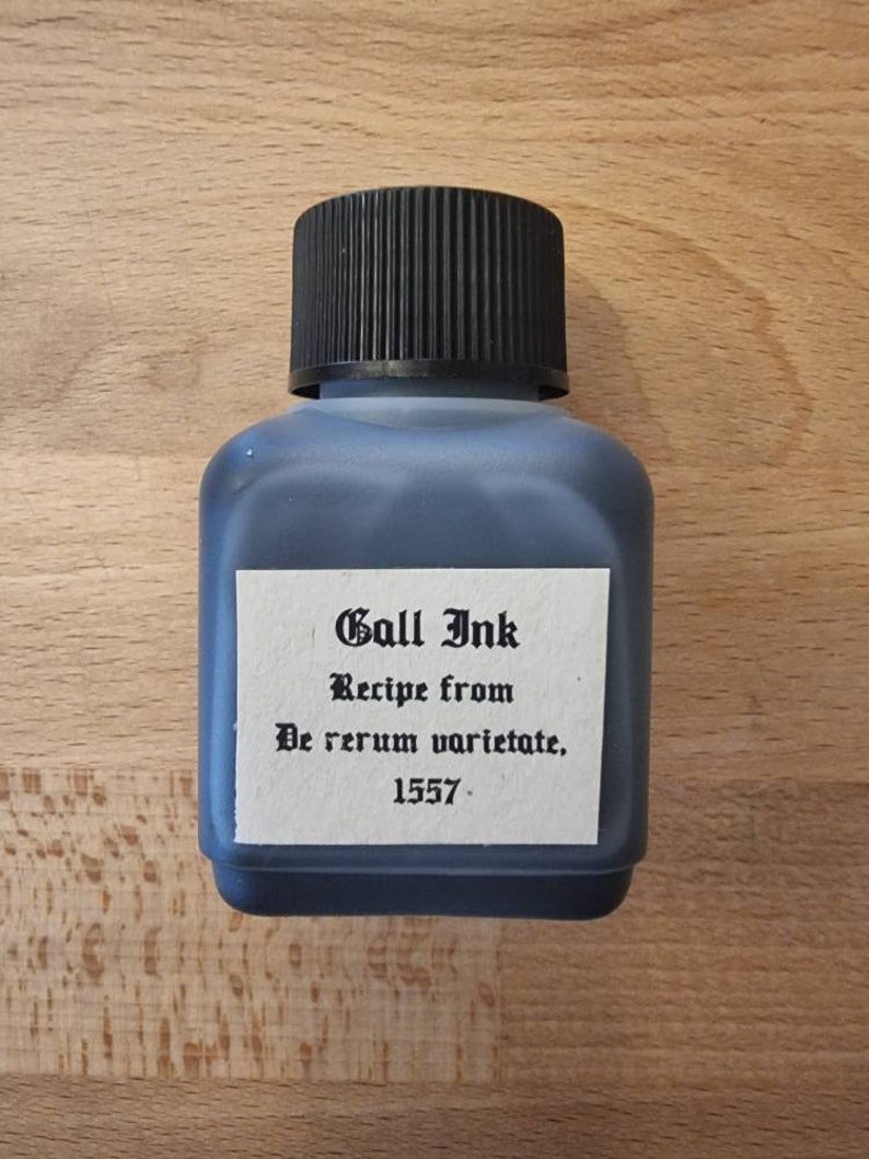 Gall ink from medieval recipes image 1