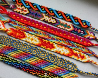 32 new different friendship bracelets (custom possible!)