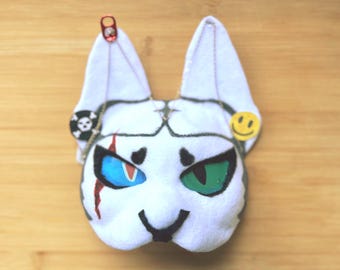 Goth punk kibby therian mask