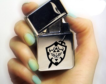 Legend of Zelda personalized gift, Link and Zelda fan laser engraving Christmas gift gift Legend of Zelda lighter personalized gift