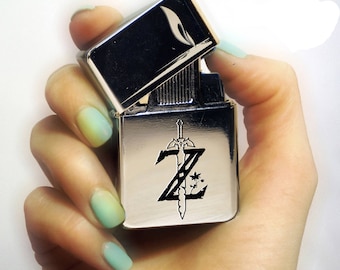 Legend of Zelda personalized gift, laser engraving Christmas gift gift Legend of Zelda lighter personalized gift . Link and Zelda fan