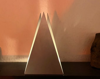 2024 Triangular Pyramid | Metal Tea light holder | Triangular Lantern | Tall isosceles triangles (extended version of Tetrahedron RA122)