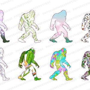 Bigfoot Silhouette PNG | Yeti PNG | Bigfoot Digital Download | Bigfoot Design | Bigfoot Art | Patriotic Sasquatch| Bigfoot Digital Download