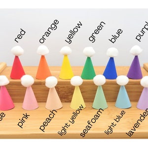 Set of 6 Mini Party Hats Party Animal Mini Minature Party Hats Dinosaur Party Hats Animal Cake Cupcake Topper Party Hats