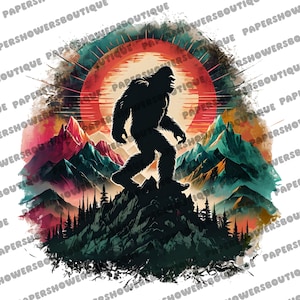 Bigfoot PNG | Yeti PNG | Bigfoot Download | Bigfoot Design | Bigfoot Art | Patriotic Sasquatch| Bigfoot Digital Download | Bigfoot Shirt