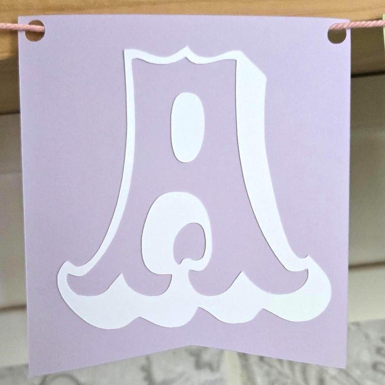 Pastel Pink Carousel Circus Birthday Banner, Carnival Birthday Banner, Circus Birthday, Circus Decorations, Circus Happy Birthday Banner image 6