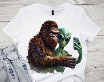 Bigfoot Alien PNG | Yeti PNG | Bigfoot Alien Download | Bigfoot Alien Design | Bigfoot Alien Art | Bigfoot Alien Digital Download