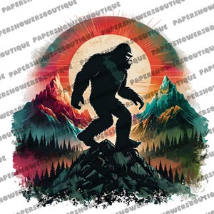 Bigfoot PNG | Yeti PNG | Bigfoot Download | Bigfoot Design | Bigfoot Art | Patriotic Sasquatch| Bigfoot Digital Download | Bigfoot Shirt