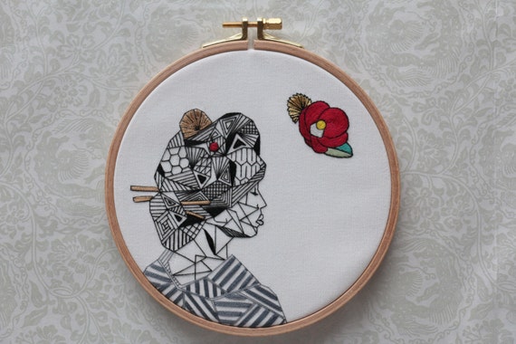 Embroidery frame - Madame
