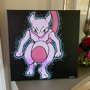 mewtwo artwork  painting