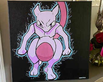 mewtwo artwork  painting