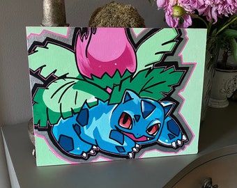 Hand Painted Ivysaur