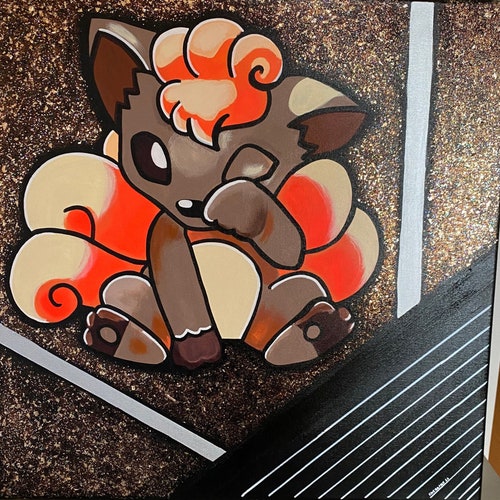 Shops Vulpix painting