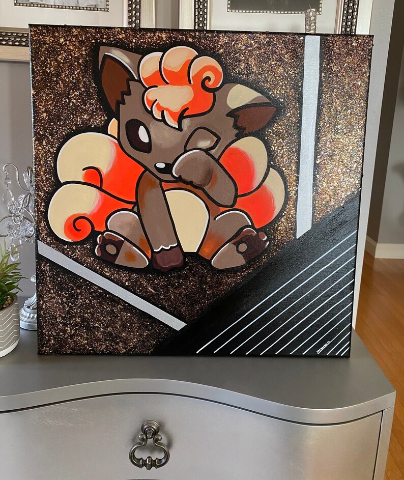 Shops Vulpix painting