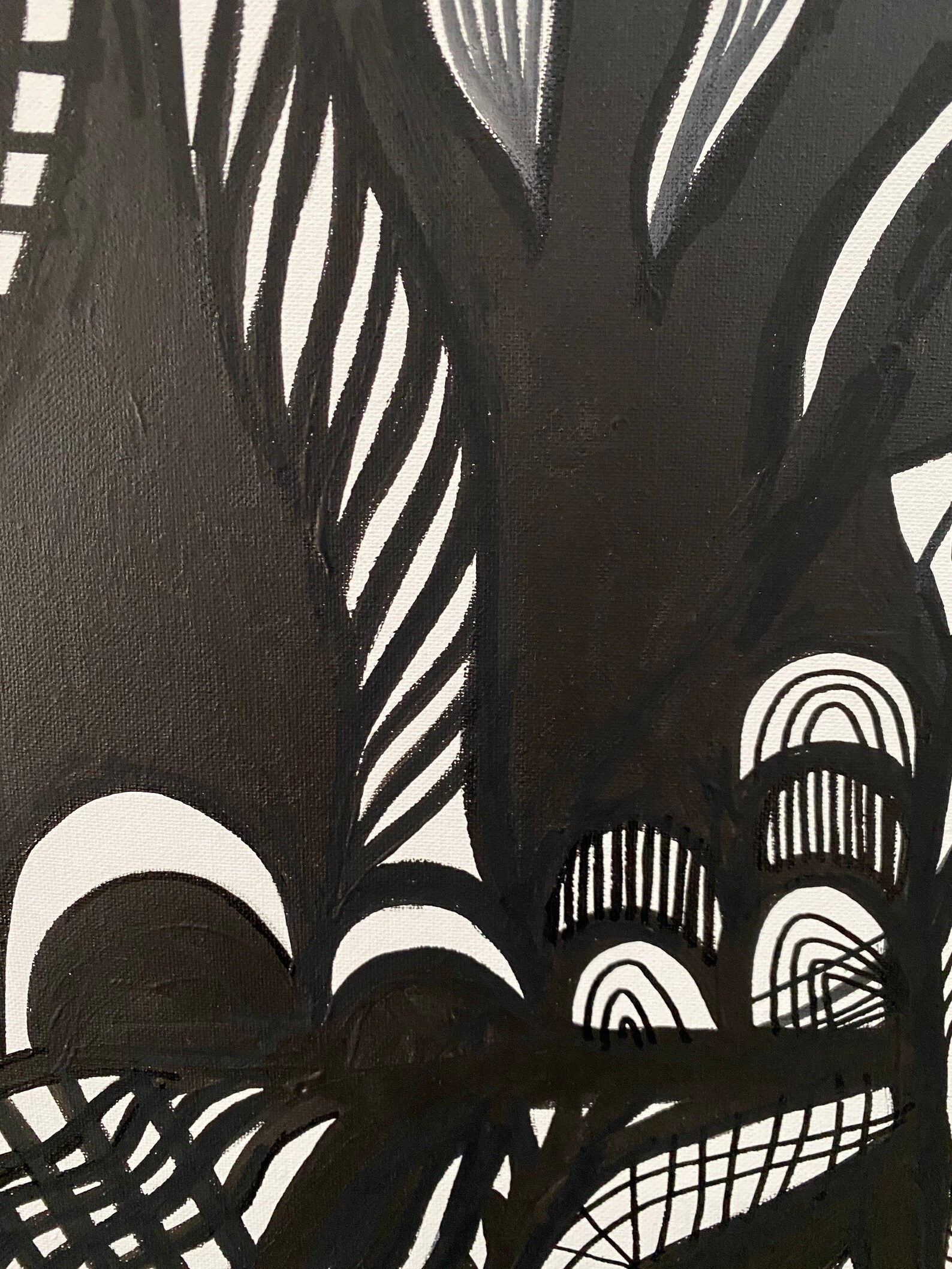 Unique Black and White Line Art Abstract Original Artwork - Etsy