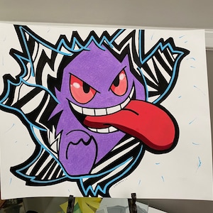 Gengar drawing