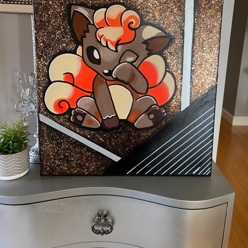 Shops Vulpix painting