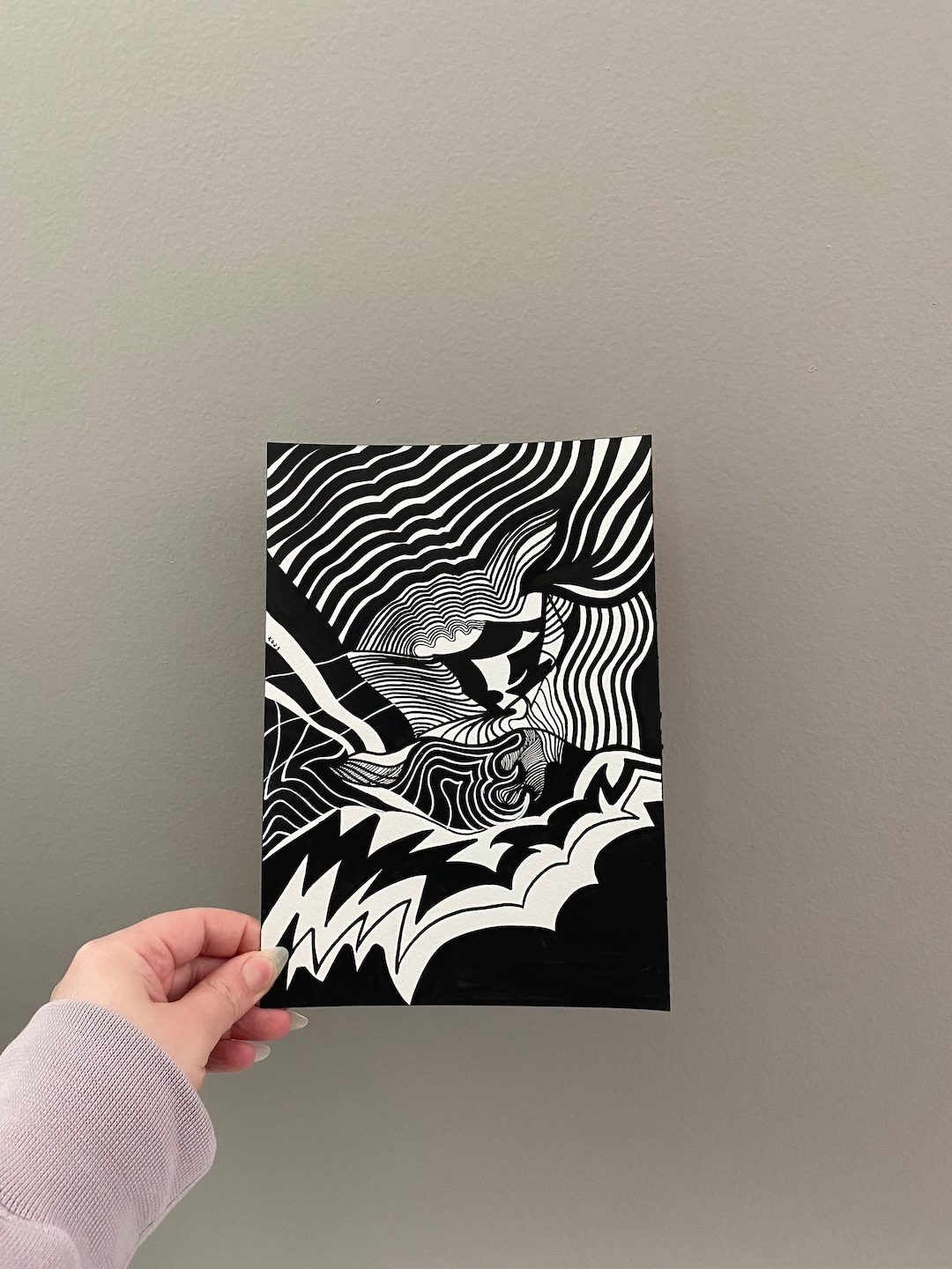 Black and White Line Art - Etsy