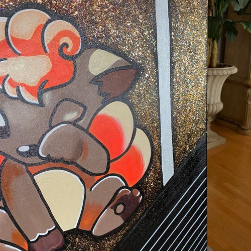 Shops Vulpix painting