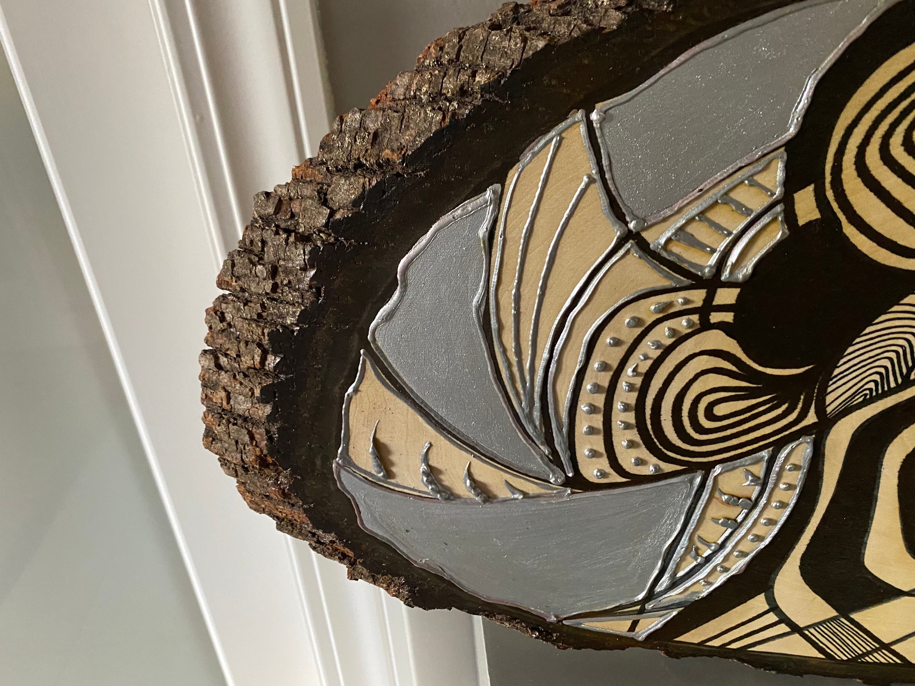 Wood Art Line Artwork Etsy