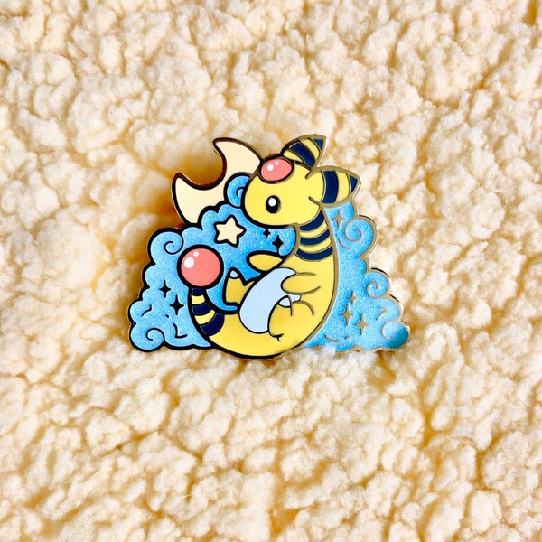 Ampharos Hard enamel pin Denryu electric sheep