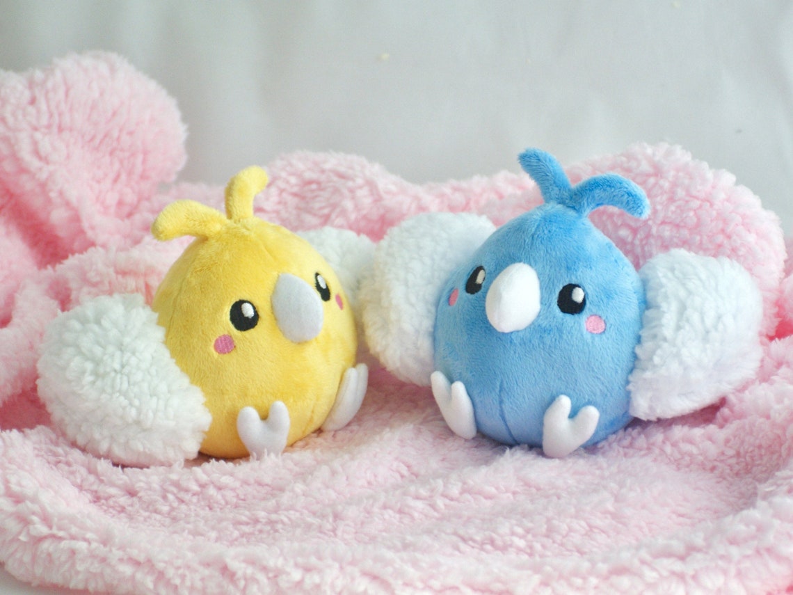 Swablu Handmade Pokemon Plush Tyllto Custom Plushie | Etsy