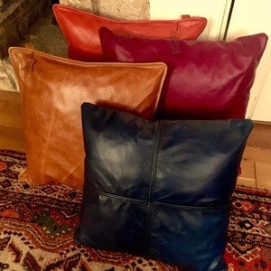 Leather Cushions