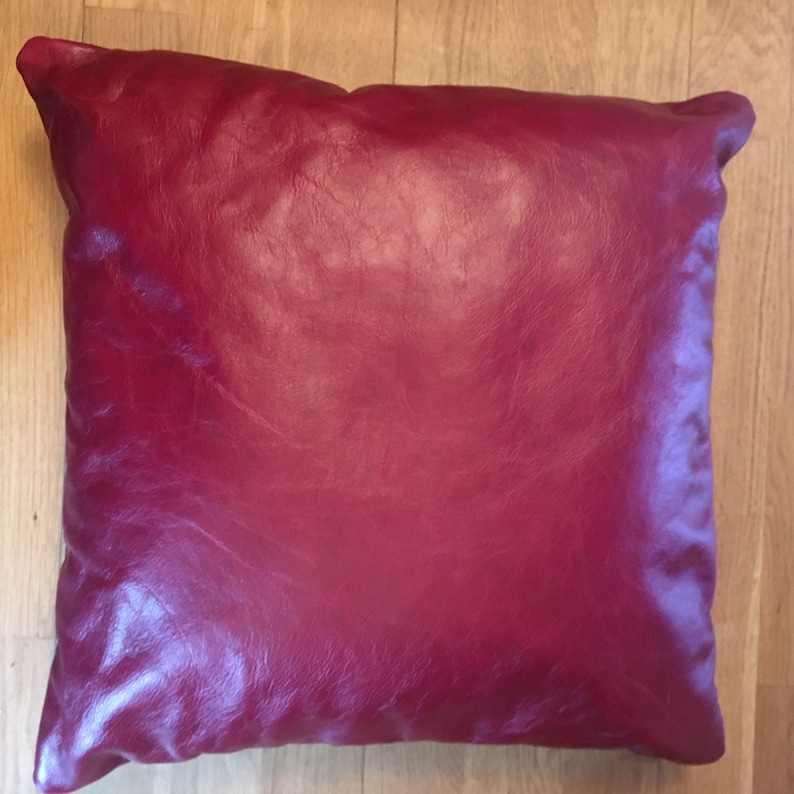 Leather Cushions Etsy UK