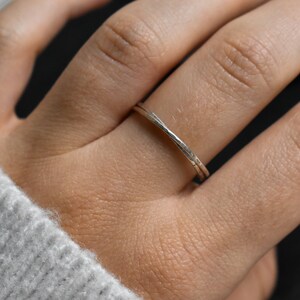 Silver interlaced rings image 4