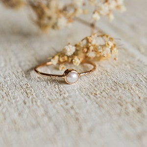 06. Birthstone Ring Pearl image 3