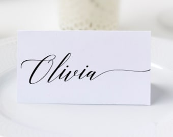 Place Card Settings, Instant Download || editable custom wedding escort cards place card template wedding name card place card holder FF1D