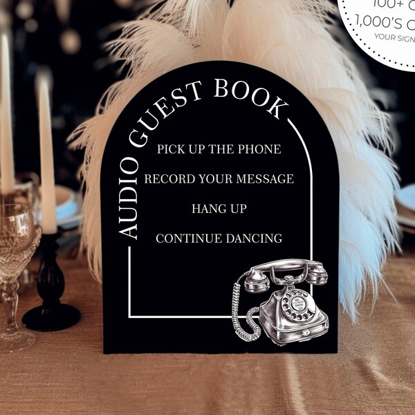 Audio Guest Book Etsy
