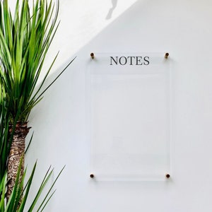 white dry erase board white acrylic calendar office decor housewarming gift 03-009-028W Acrylic Menu Board For Wall