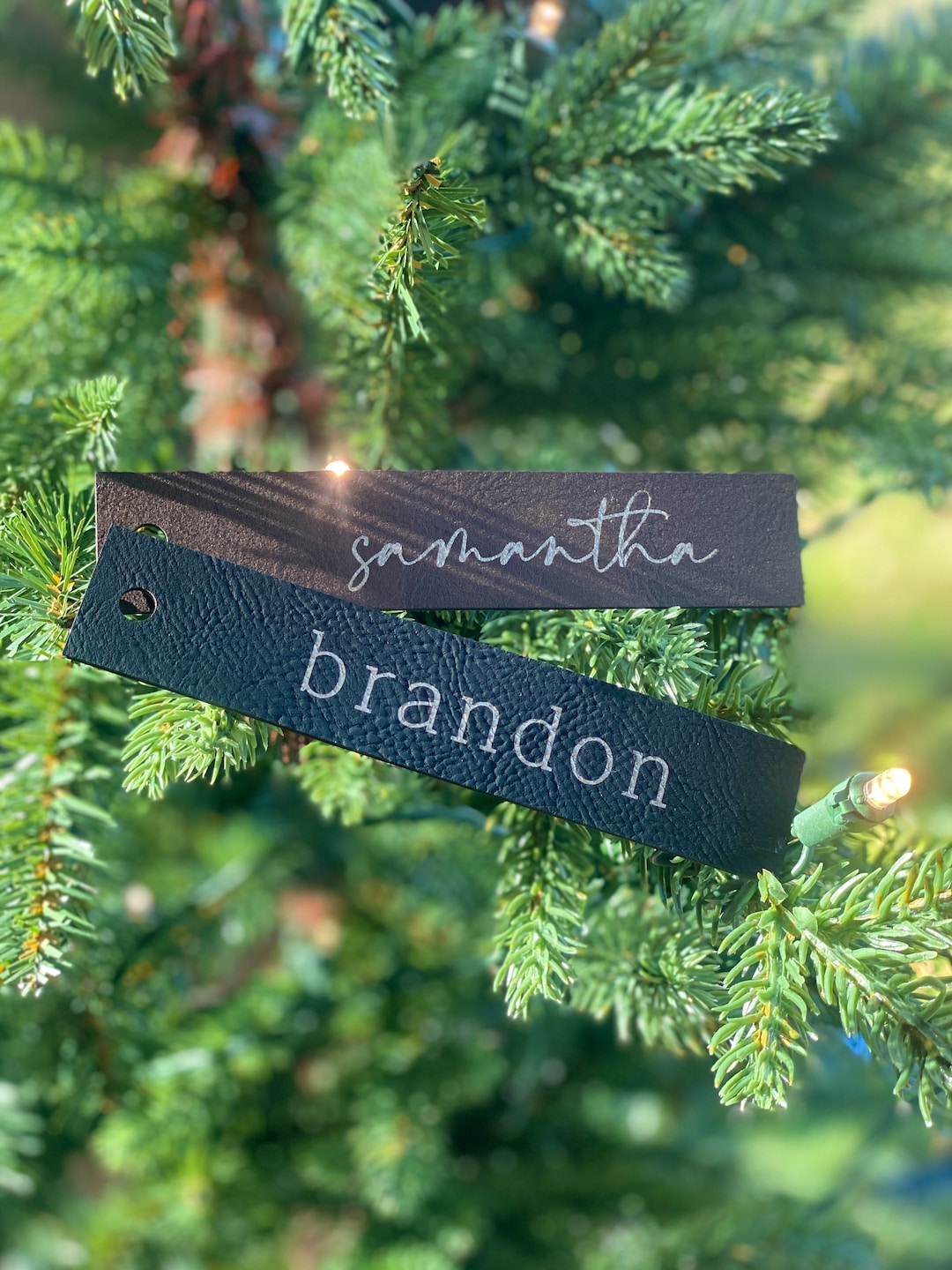 gift-box-name-tag-minimalist-leather-name-tag-personalized-etsy