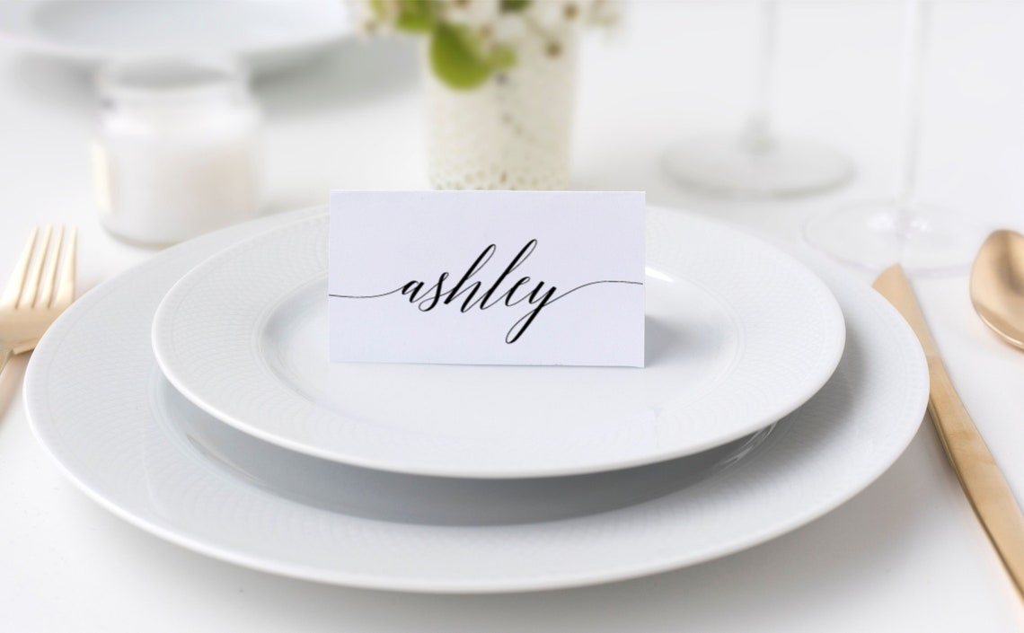 Place Card Settings Instant Download Editable Custom Etsy