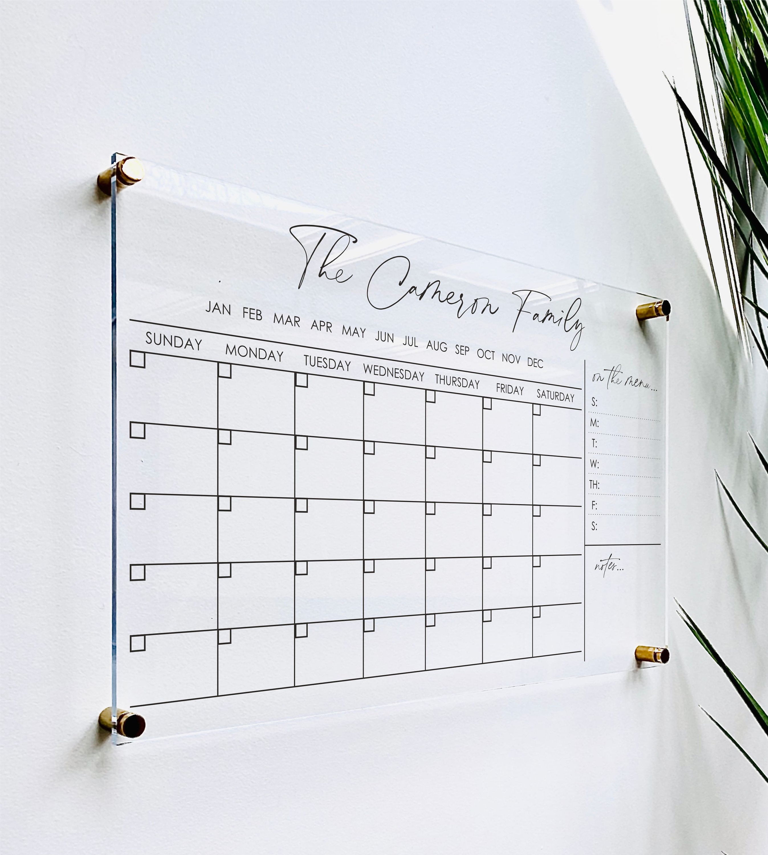 Calendar Acrylic Dry Erase with Stand for Fridge, Weekly Planner Memo Clear  White Board,8 Markers for Desktop 6 Note Board Glass Calendar Alternative  Transparent Whiteboard for School Office Home Wall - Yahoo Shopping