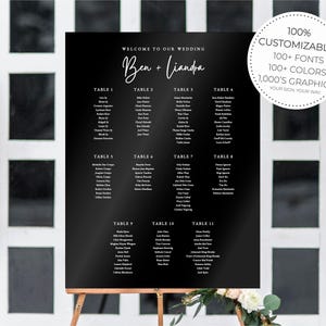 Acrylic Wedding Sign, Custom Seating Chart Wedding Sign || Clear Wedding Sign Custom Wedding Sign Welcome To Our Wedding Sign 03-039-211