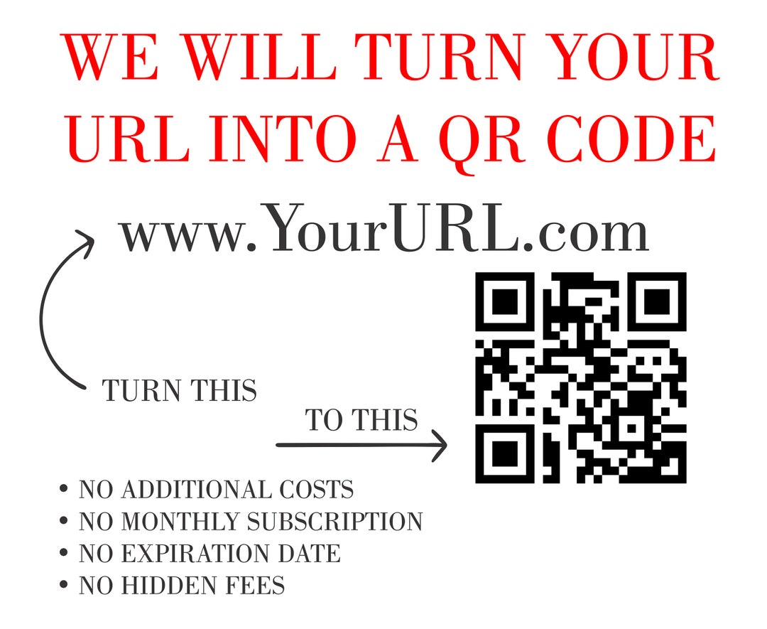 Custom QR Code for Your URL - Etsy