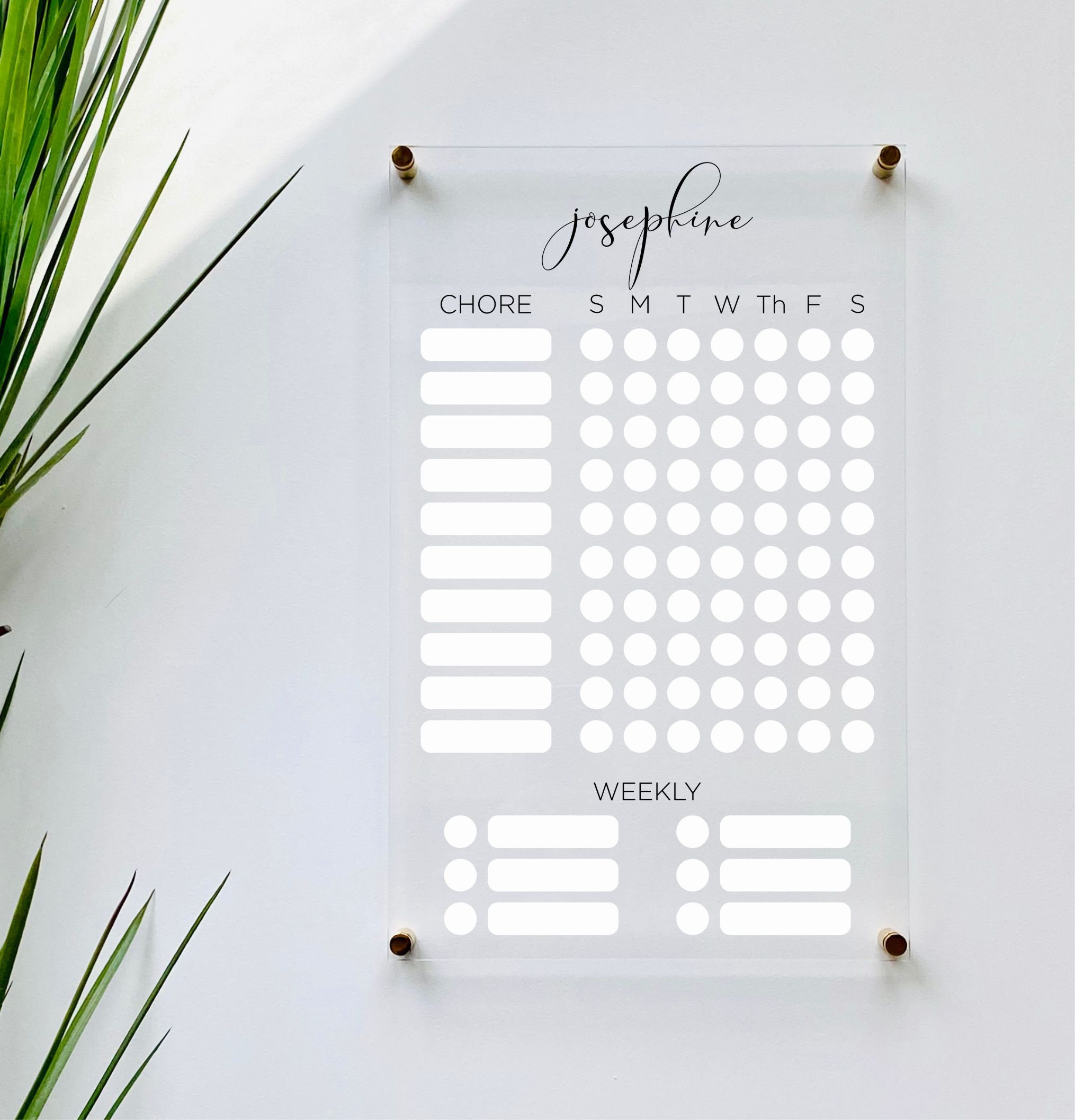 Personalized Chore Chart for Kids Custom Chore Chart - Etsy