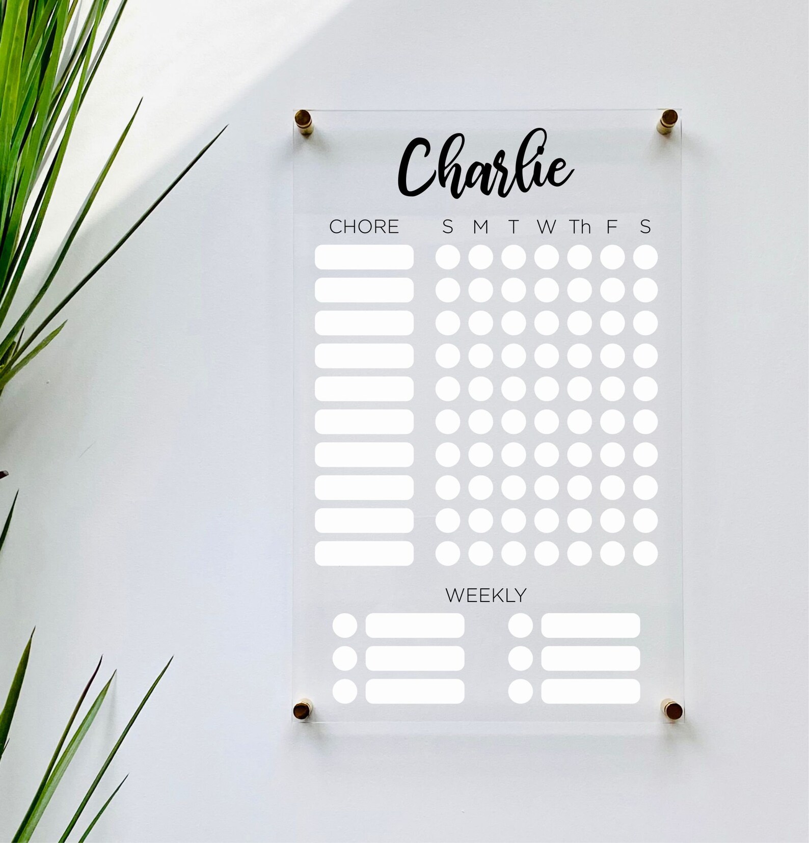 Personalized Chore Chart for Kids || Custom Chore Chart Children Dry ...