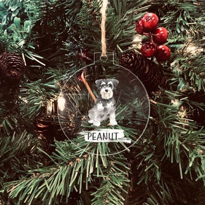 Miniature Schnauzer Christmas Ornament Christmas Tree Gifts