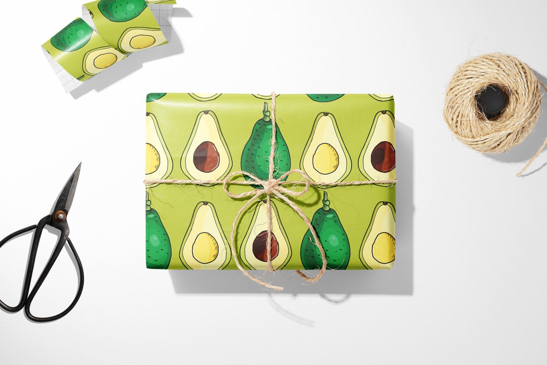 Avocado Wrapping Paper Christmas Gift Wrap Birthday Bridal Baby Shower