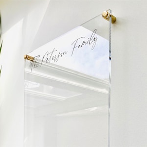 Personalized Acrylic Board For Wall || dry erase board  clear acrylic calendar office decor housewarming 03-007-015