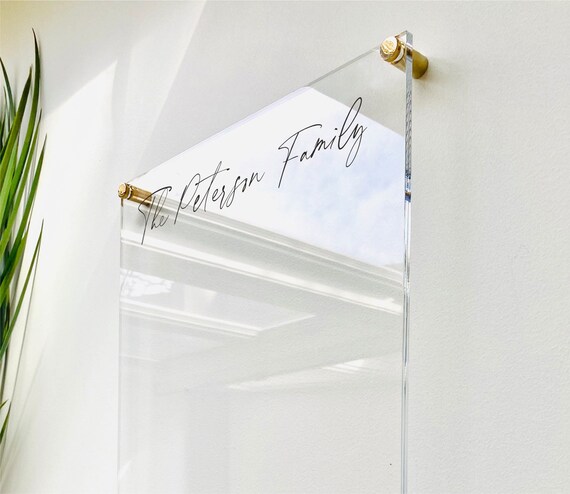 Personalized Acrylic Board for Wall Dry Erase Board Clear Acrylic Calendar  Office Decor Housewarming 03-007-015 