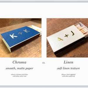 The Perfect Match Personalized Matches || Wedding Matches Custom Matchbox, Wedding Favors for Guests, Wedding Send Off Cigar Bar 01-008-058 image 6