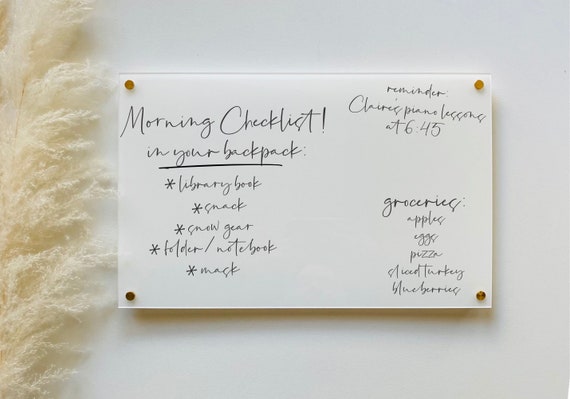 White writing board online discount