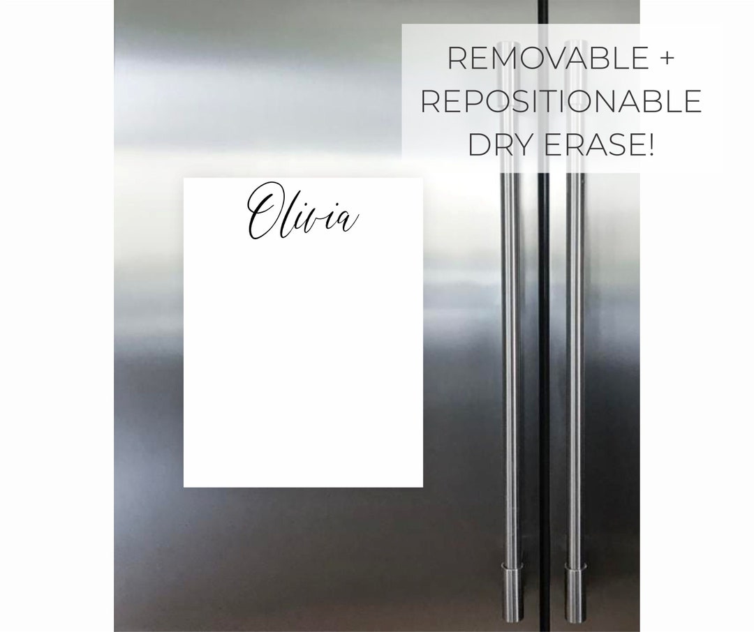 Personalized Removable Dry Erase Board Dry Erase Removable Damage Free