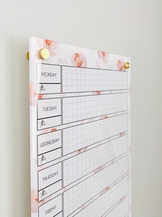 family command center white dry erase board white acrylic calendar