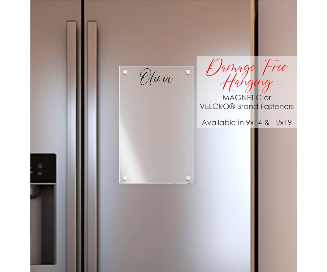 Personalized Acrylic Note Board With or VELCRO® Brand